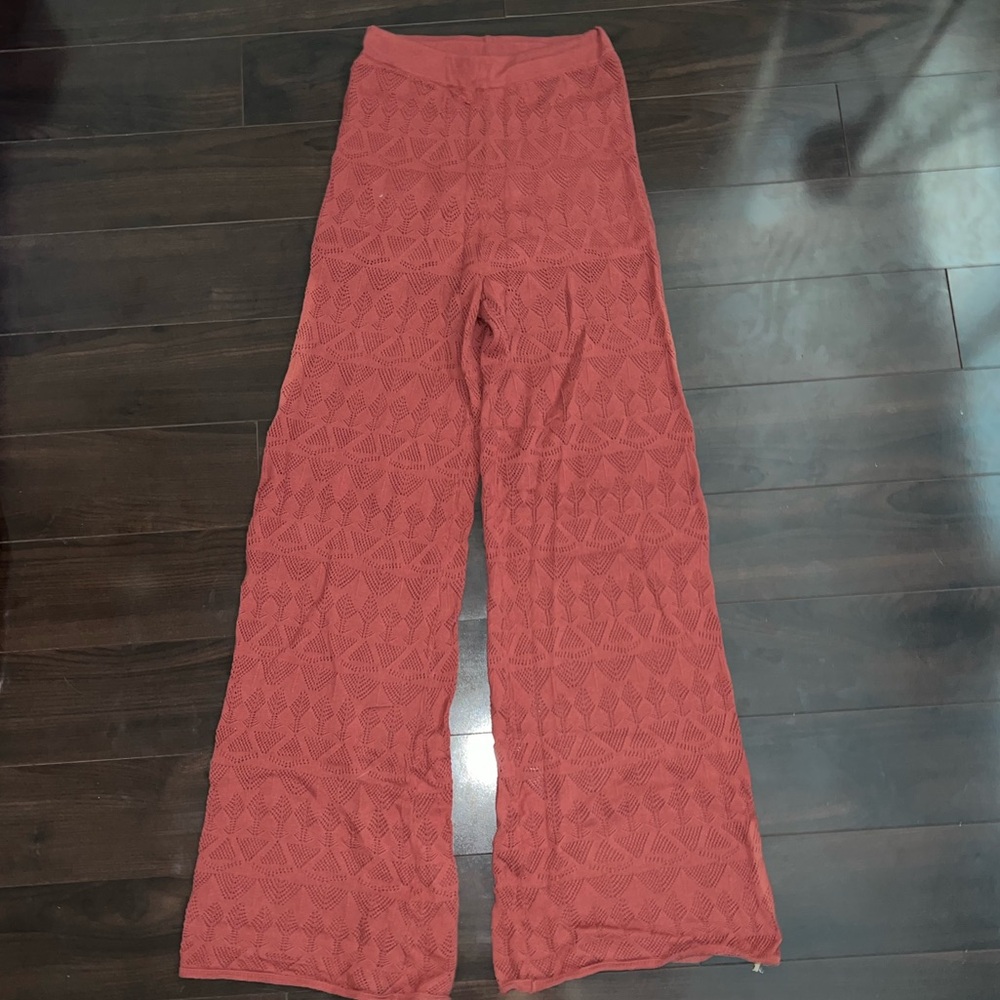Knit Wide-Leg Pants
